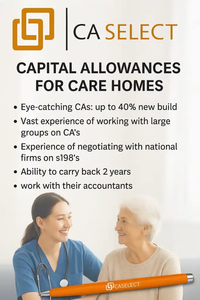 Capital Allowances for Care Homes | Tax Relief